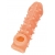 Телесная закрытая насадка с пупырышками Cock Sleeve Size L - 17,6 см. - KOKOS - в Батайске купить с доставкой