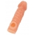Телесная закрытая насадка с шершавой головкой Cock Sleeve Size M - 15,6 см. - KOKOS - в Батайске купить с доставкой