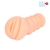 Телесный мастурбатор-вагина с комплектом эрекционных колец - Bior toys - в Батайске купить с доставкой