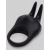 Черное эрекционное виброкольцо Sensation Rechargeable Vibrating Rabbit Love Ring - Fifty Shades of Grey - в Батайске купить с доставкой