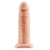 Телесный реалистичный фаллоимитатор с полостью Silicone Hollow Extension - 20 см. - Pipedream - купить с доставкой в Батайске