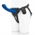 Синяя насадка Remote Control P-Spot G-Spot с черными трусиками - 20 см. - Pegasus - купить с доставкой в Батайске