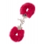 Металлические наручники с красной меховой опушкой METAL HANDCUFF WITH PLUSH RED - Dream Toys - купить с доставкой в Батайске