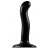 Черный фаллоимитатор-насадка Strap-On-Me P G spot Dildo size S - 16,4 см. - Strap-on-me - купить с доставкой в Батайске