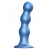 Голубая насадка Strap-On-Me Dildo Plug Balls size S - Strap-on-me - купить с доставкой в Батайске
