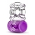 Фиолетовое эрекционное виброкольцо Pleaser Rechargeable C-Ring - Blush Novelties - в Батайске купить с доставкой