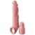 Телесная насадка-удлинитель 2 Inch Silicone X-tension with Strap - 20,3 см. - Pipedream - в Батайске купить с доставкой