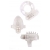 Набор из 3 прозрачных эрекционных колец с вибрацией Teasers Ring Kit - Chisa - в Батайске купить с доставкой