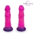 Розовый рельефный фантазийный фаллоимитатор - 20 см. - Bior toys - купить с доставкой в Батайске