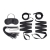 Эротический набор 4PC Bondage Bed Strap   Flogger Kit - Lux Fetish - купить с доставкой в Батайске