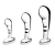 Набор из 3 стальных стимуляторов простаты Stainless Steel P-spot Training Set - b-Vibe - в Батайске купить с доставкой