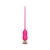 Розовый тонкий стимулятор Nipple Vibrator - 23 см. - I-MOON - купить с доставкой в Батайске