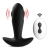 Черный массажер простаты с вибрацией, эффектом маятника и пультом ДУ - Secwell - в Батайске купить с доставкой