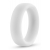 Белое люминесцентное эрекционное кольцо Silicone Glo Cock Ring - Blush Novelties - в Батайске купить с доставкой