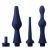 Набор из 3 универсальных насадок для анального душа Universal 3 Piece Silicone Enema Attachment Set - XR Brands - купить с доставкой в Батайске