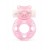 Розовое эрекционное виброкольцо в форме мишки - 1137 - в Батайске купить с доставкой