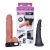 Страпон с 2 насадками и вибрацией UniStrap - 20 и 18 см. - LOVETOY (А-Полимер) - купить с доставкой в Батайске