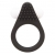 Чёрное эрекционное кольцо LIT-UP SILICONE STIMU RING 1 BLACK - Dream Toys - в Батайске купить с доставкой