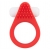Красное эрекционное кольцо LIT-UP SILICONE STIMU RING 1 RED - Dream Toys - в Батайске купить с доставкой