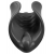 Чёрный мастурбатор Vibrating Silicone Stimulator с вибрацией - Pipedream - в Батайске купить с доставкой