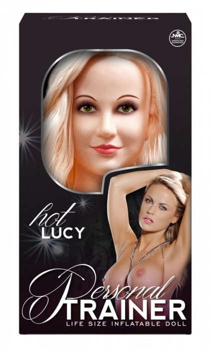 Надувная кукла с вибрацией и 2 любовными отверстиями Hot Lucy Lifesize Love Doll - NMC - в Батайске купить с доставкой