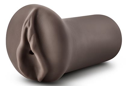Коричневый мастубратор-вагина Nicole s Kitty - Blush Novelties - в Батайске купить с доставкой