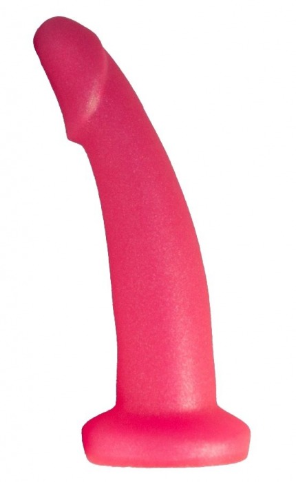 Розовый плаг-массажёр для простаты - 13,5 см. - LOVETOY (А-Полимер) - в Батайске купить с доставкой