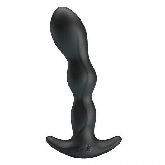 Черный анальный стимулятор простаты с вибрацией Special Anal Massager - 14,5 см. - Baile - в Батайске купить с доставкой