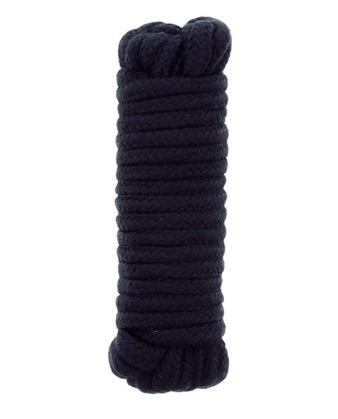 Чёрная веревка для связывания BONDX LOVE ROPE - 5 м. - Dream Toys - купить с доставкой в Батайске