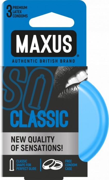 Классические презервативы в железном кейсе MAXUS Classic - 3 шт. - Maxus - купить с доставкой в Батайске