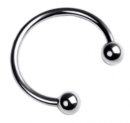 Серебристая подкова на головку пениса - ToyFa - купить с доставкой в Батайске