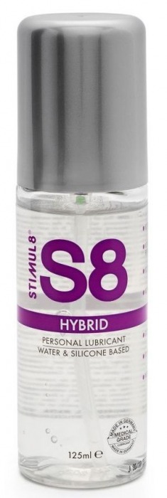 Интимная смазка на водно-силиконовой основе S8 Hybrid - 125 мл. - Stimul8 - купить с доставкой в Батайске
