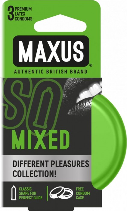 Презервативы в железном кейсе MAXUS Mixed - 3 шт. - Maxus - купить с доставкой в Батайске