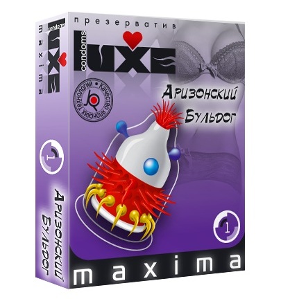 Презерватив LUXE Maxima  Аризонский Бульдог  - 1 шт. - Luxe - купить с доставкой в Батайске