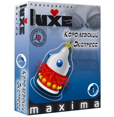 Презерватив LUXE Maxima  Королевский экспресс  - 1 шт. - Luxe - купить с доставкой в Батайске
