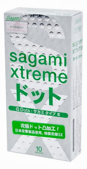 Презервативы Sagami Xtreme Type-E с точками - 10 шт. - Sagami - купить с доставкой в Батайске