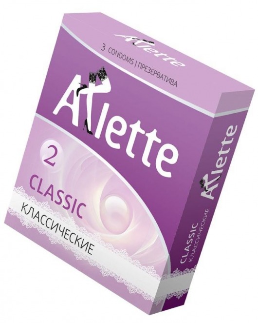 Классические презервативы Arlette Classic - 3 шт. - Arlette - купить с доставкой в Батайске