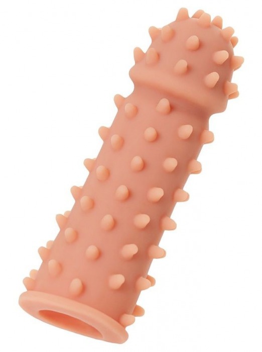 Телесная реалистичная насадка KOKOS Extreme Sleeve 03 с дополнительной стимуляцией - 12,7 см. - KOKOS - в Батайске купить с доставкой