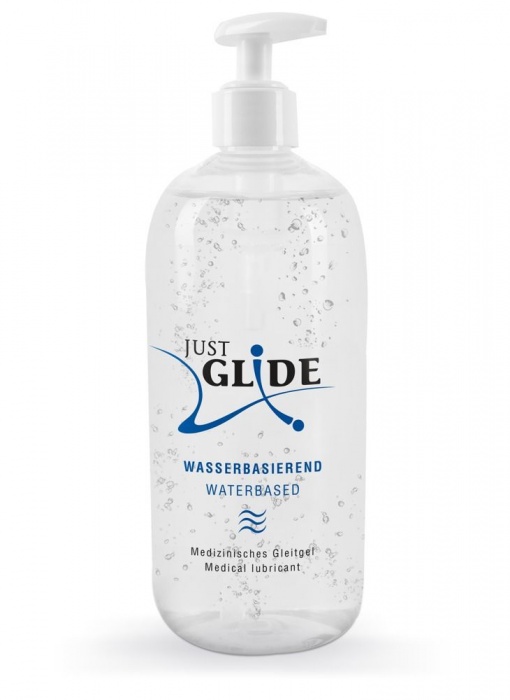 Гель-смазка на водной основе Just Glide с дозатором - 500 мл. - Orion - купить с доставкой в Батайске