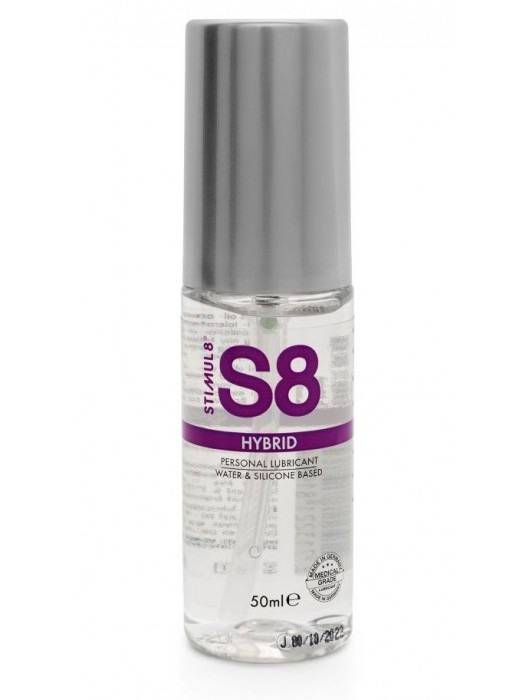 Cмазка на водно-силиконовой основе S8 Hybrid - 50 мл. - Stimul8 - купить с доставкой в Батайске