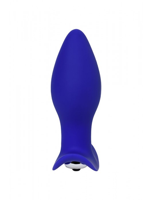 Синяя анальная вибровтулка Fancy - 10,7 см. - ToyFa
