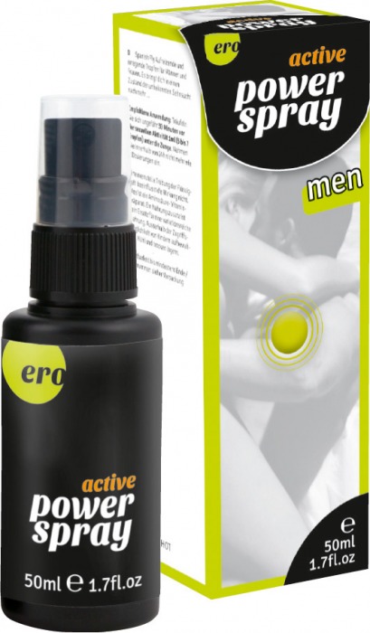 Стимулирующий спрей для мужчин Active Power Spray - 50 мл. - Ero - купить с доставкой в Батайске