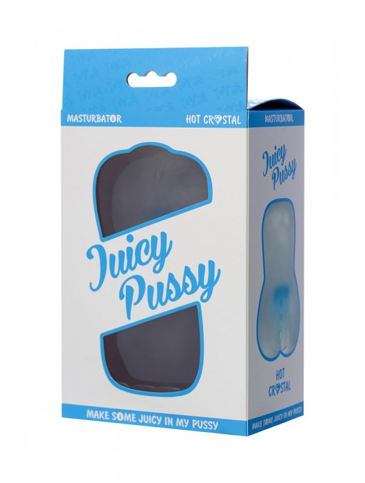 Прозрачный реалистичный мастурбатор Juicy Pussy Hot Crystal - ToyFa - в Батайске купить с доставкой
