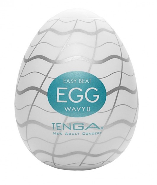 Мастурбатор-яйцо EGG Wavy II - Tenga - в Батайске купить с доставкой