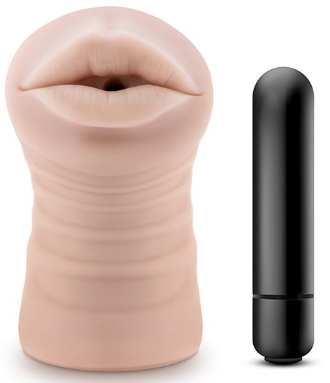 Телесный мастурбатор-ротик Skye - Blush Novelties - в Батайске купить с доставкой