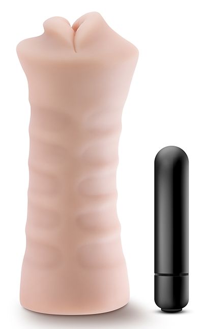 Телесный мастурбатор-ротик Angie - Blush Novelties - в Батайске купить с доставкой