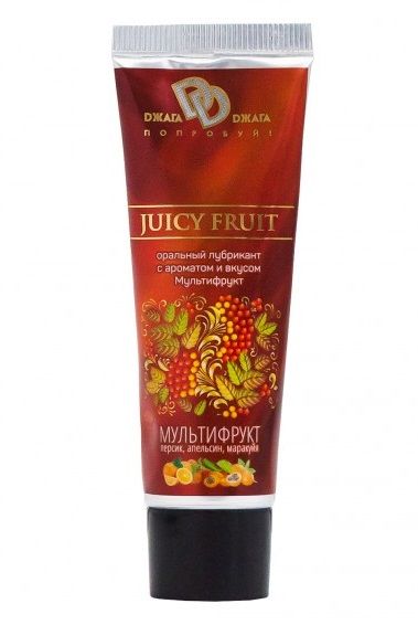 Интимный съедобный лубрикант JUICY FRUIT с ароматом фруктов - 30 мл. - БиоМед - купить с доставкой в Батайске
