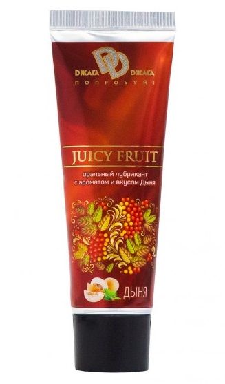 Интимный съедобный лубрикант JUICY FRUIT с ароматом дыни - 30 мл. - БиоМед - купить с доставкой в Батайске
