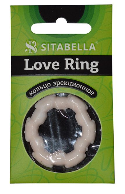 Фигурное эрекционное кольцо из киберкожи - Sitabella - в Батайске купить с доставкой