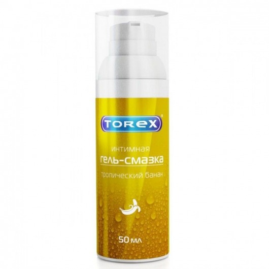 Гель-смазка на водной основе Torex  Тропический банан  - 50 мл. - Torex - купить с доставкой в Батайске